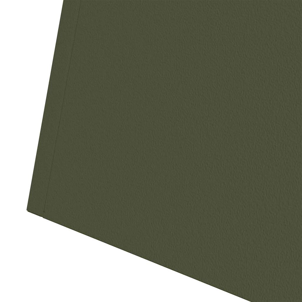 Säulen Pflanzer 2 pcs Oliv 40 x 40 x 100 cm