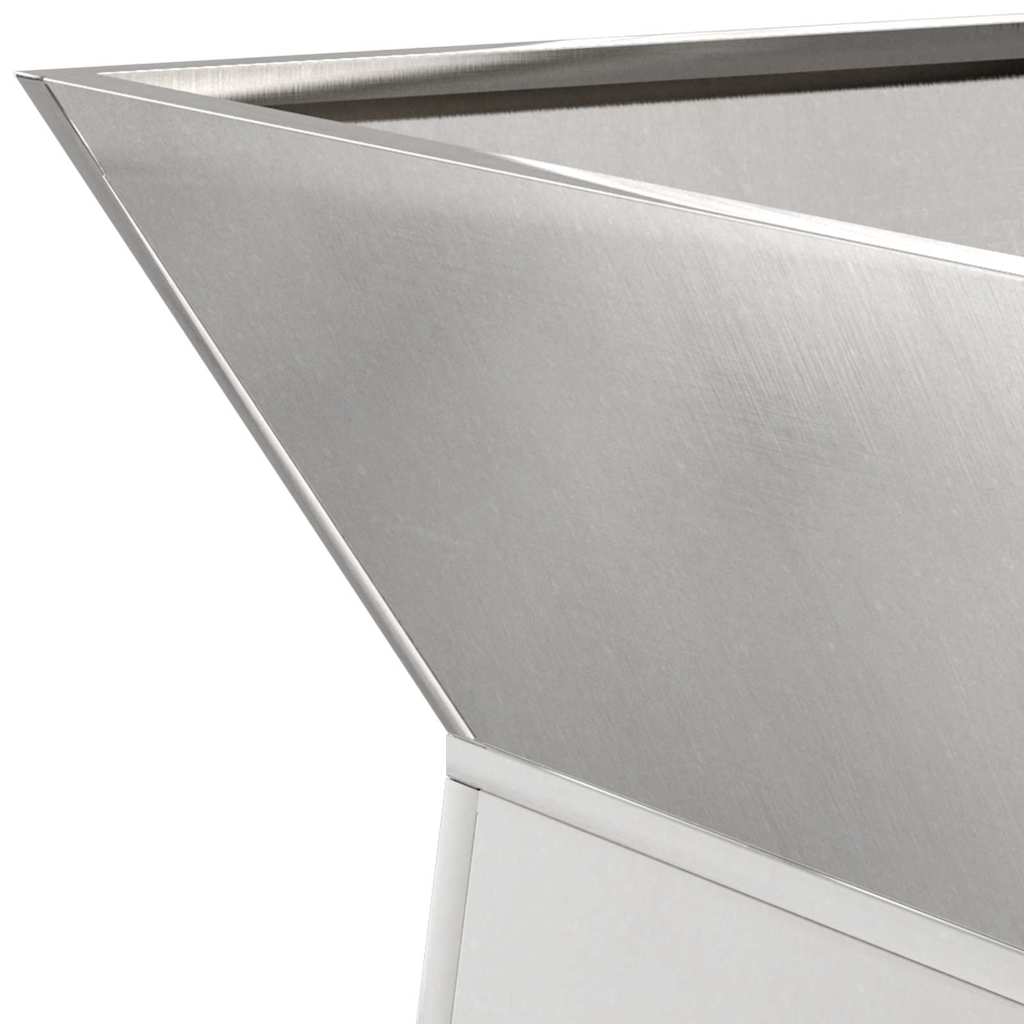 Säulen Pflanzer Silber 40 x 40 x 100 cm