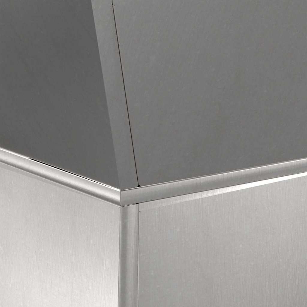 Säulen Pflanzer Silber 40 x 40 x 100 cm
