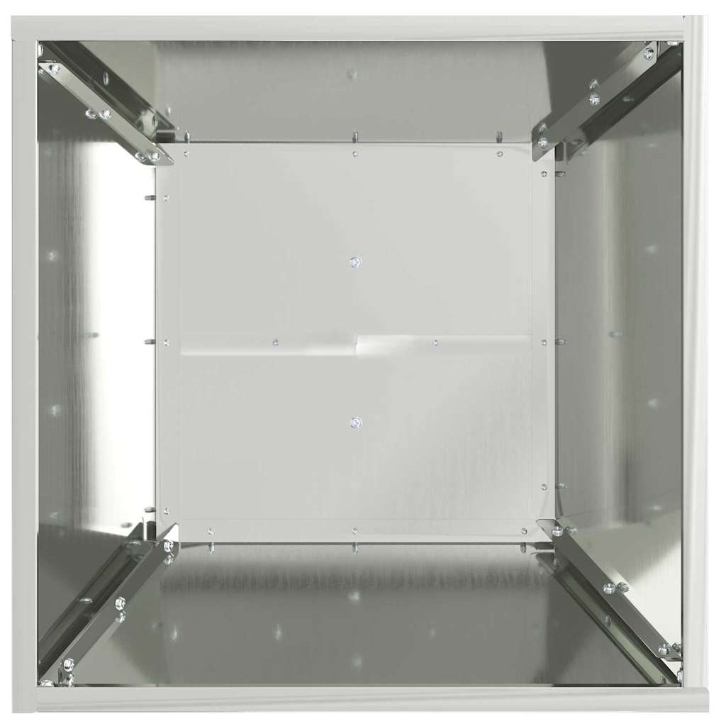 Säulen Pflanzer Silber 40 x 40 x 100 cm