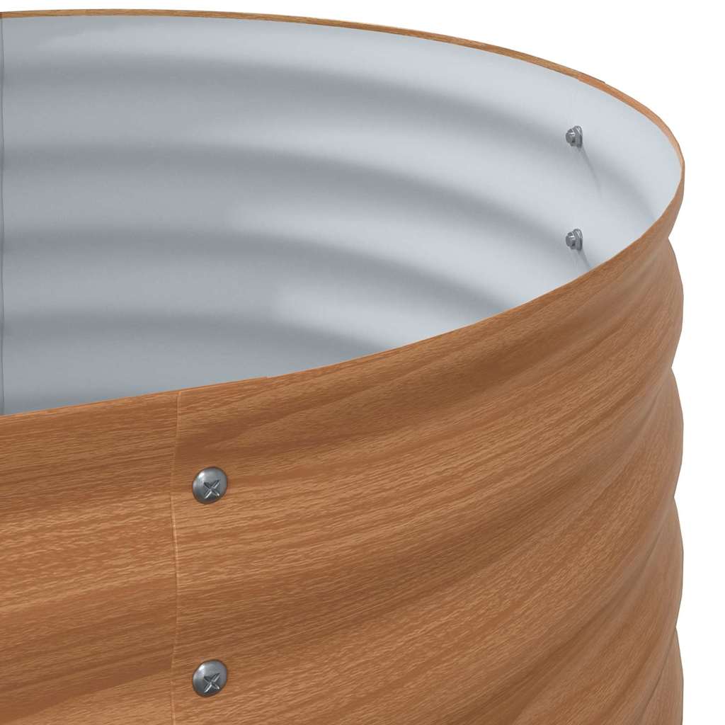 Hochbeet Braun 320 x 80 x 44 cm Stahl