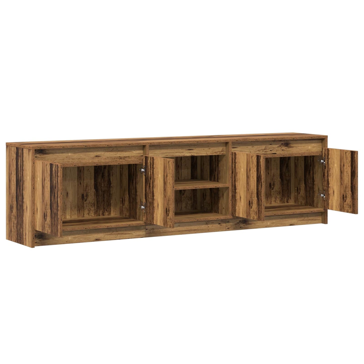 TV-Einheiten 2 pcs Braun 180 x 34 x 50 cm Holzwerkstoff