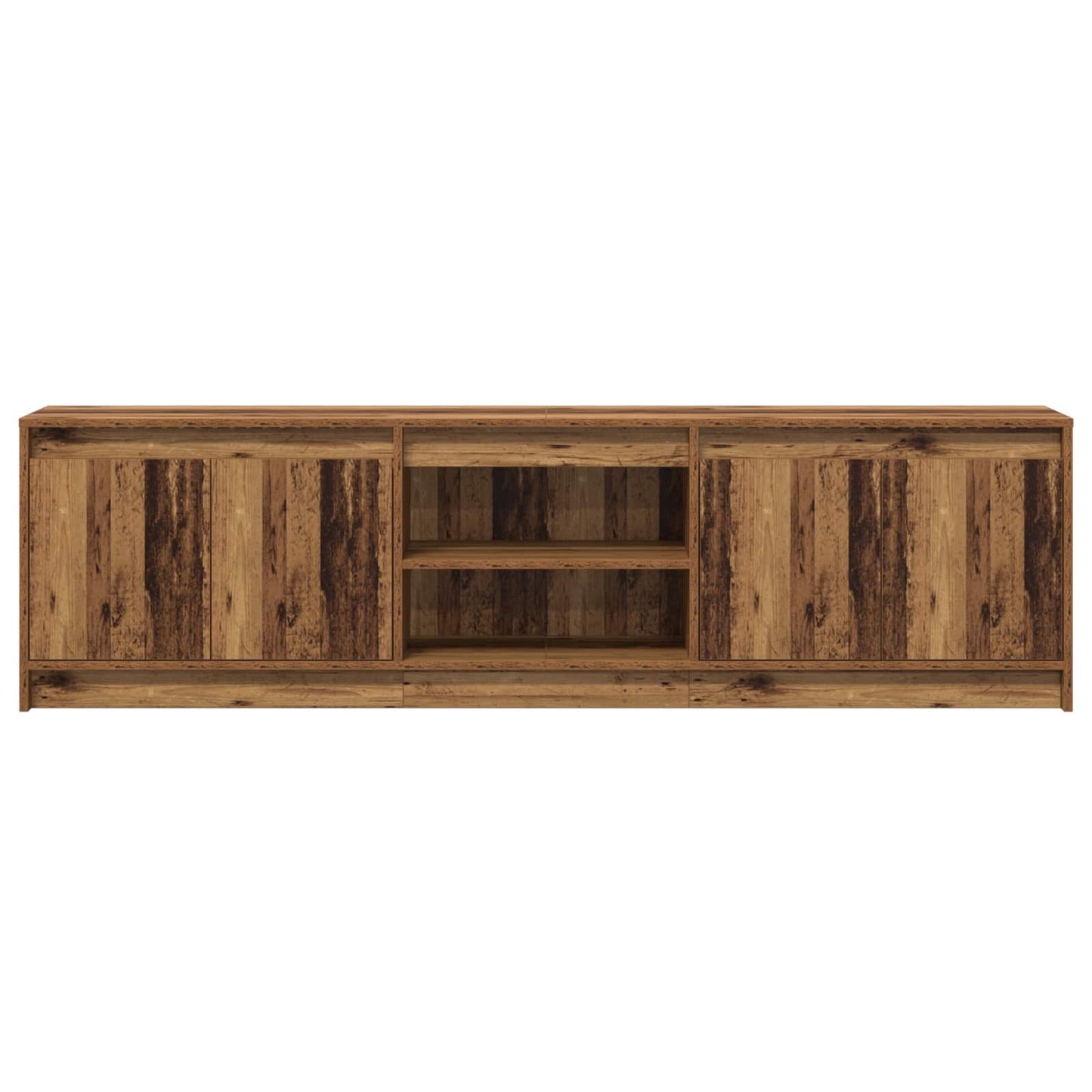TV-Einheiten 2 pcs Braun 180 x 34 x 50 cm Holzwerkstoff