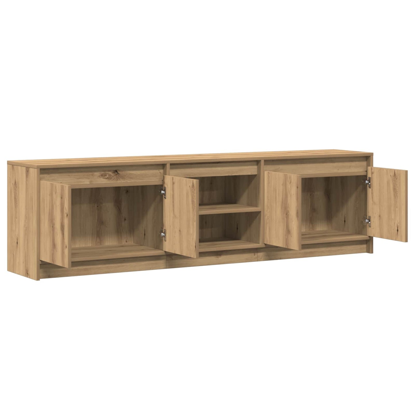 TV-Einheiten 2 pcs Braun 180 x 34 x 50 cm Holzwerkstoff