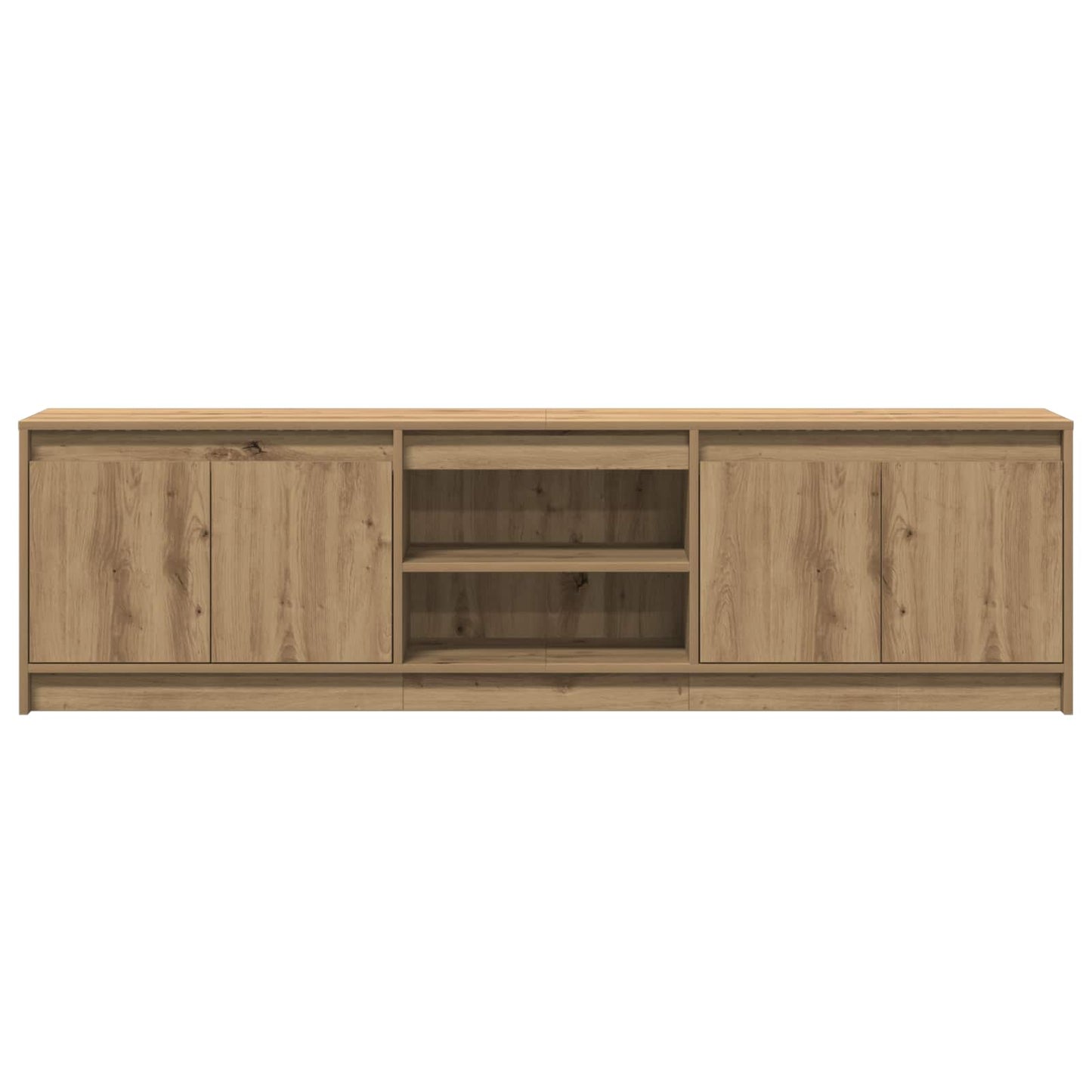 TV-Einheiten 2 pcs Braun 180 x 34 x 50 cm Holzwerkstoff