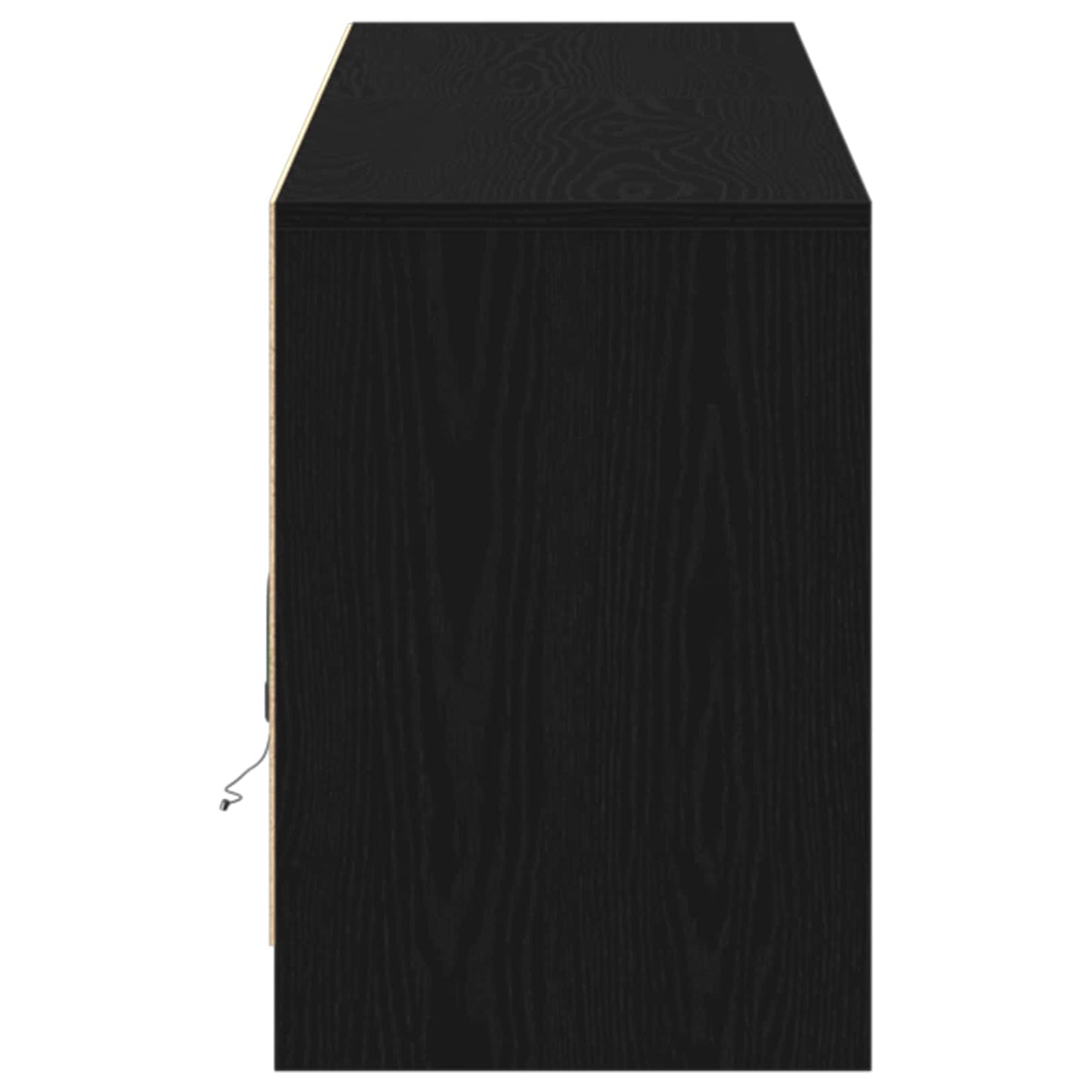 TV-Einheiten 2 pcs Schwarz 180 x 34 x 50 cm Holzwerkstoff
