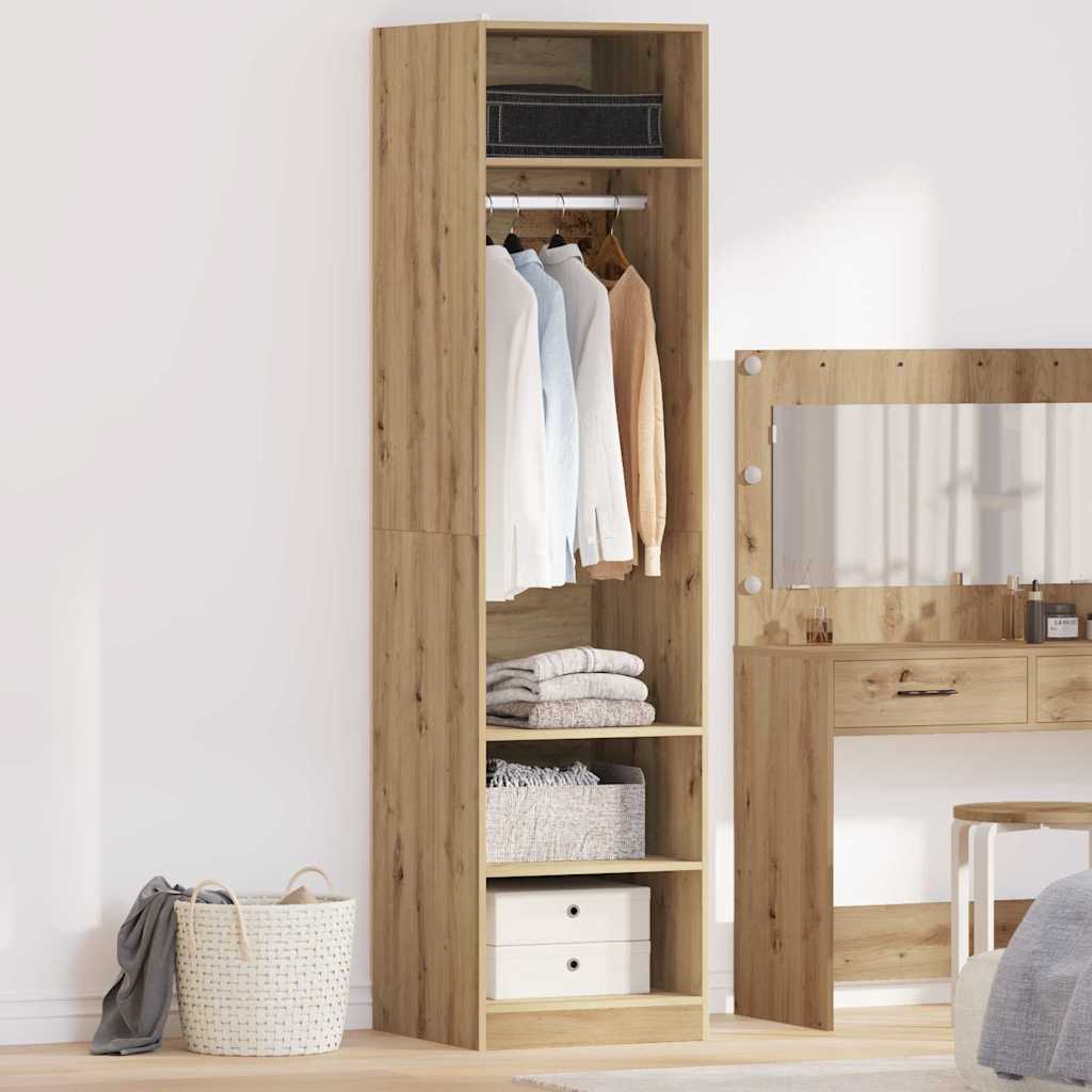 Kleiderschrank Artisan-Eiche 50 x 50 x 200 cm Holzwerkstoff
