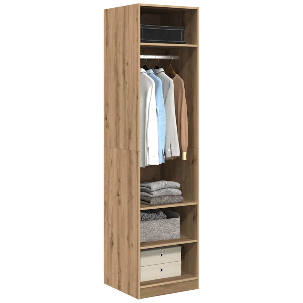 Kleiderschrank Artisan-Eiche 50 x 50 x 200 cm Holzwerkstoff