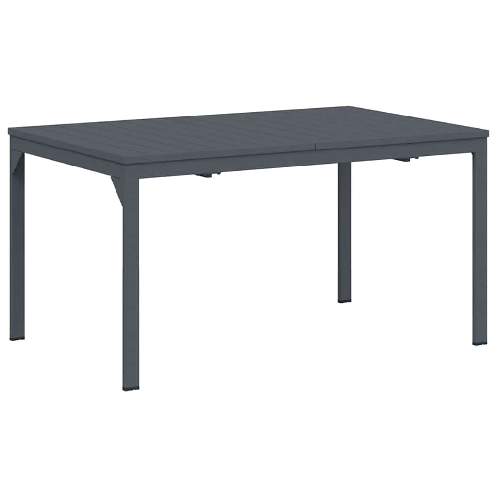 Esstisch für draußen 2 pcs Anthrazit 210 x 90 x 73 cm Stahl