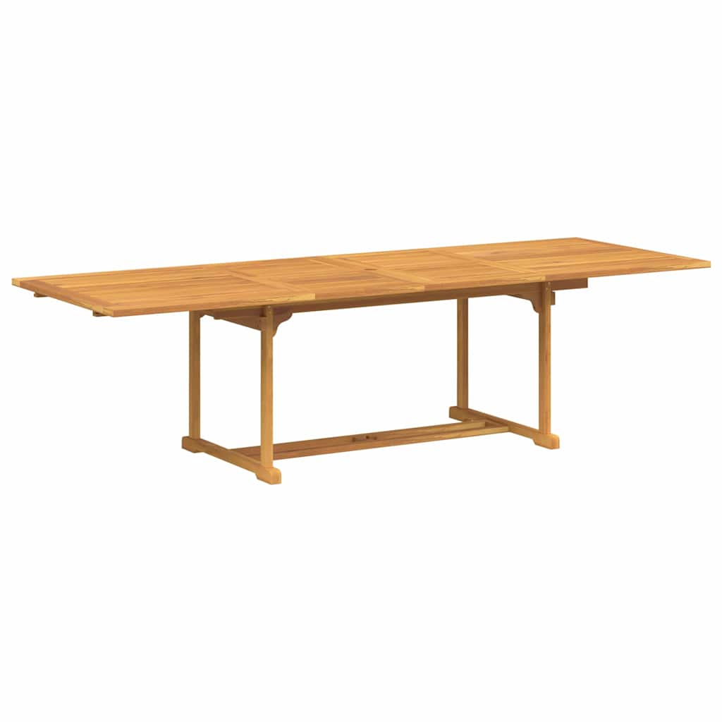 Garten Essgruppe 9 pcs Braun Massivholz Teak
