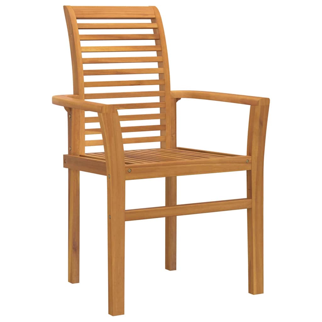 Garten Essgruppe 9 pcs Braun Massivholz Teak