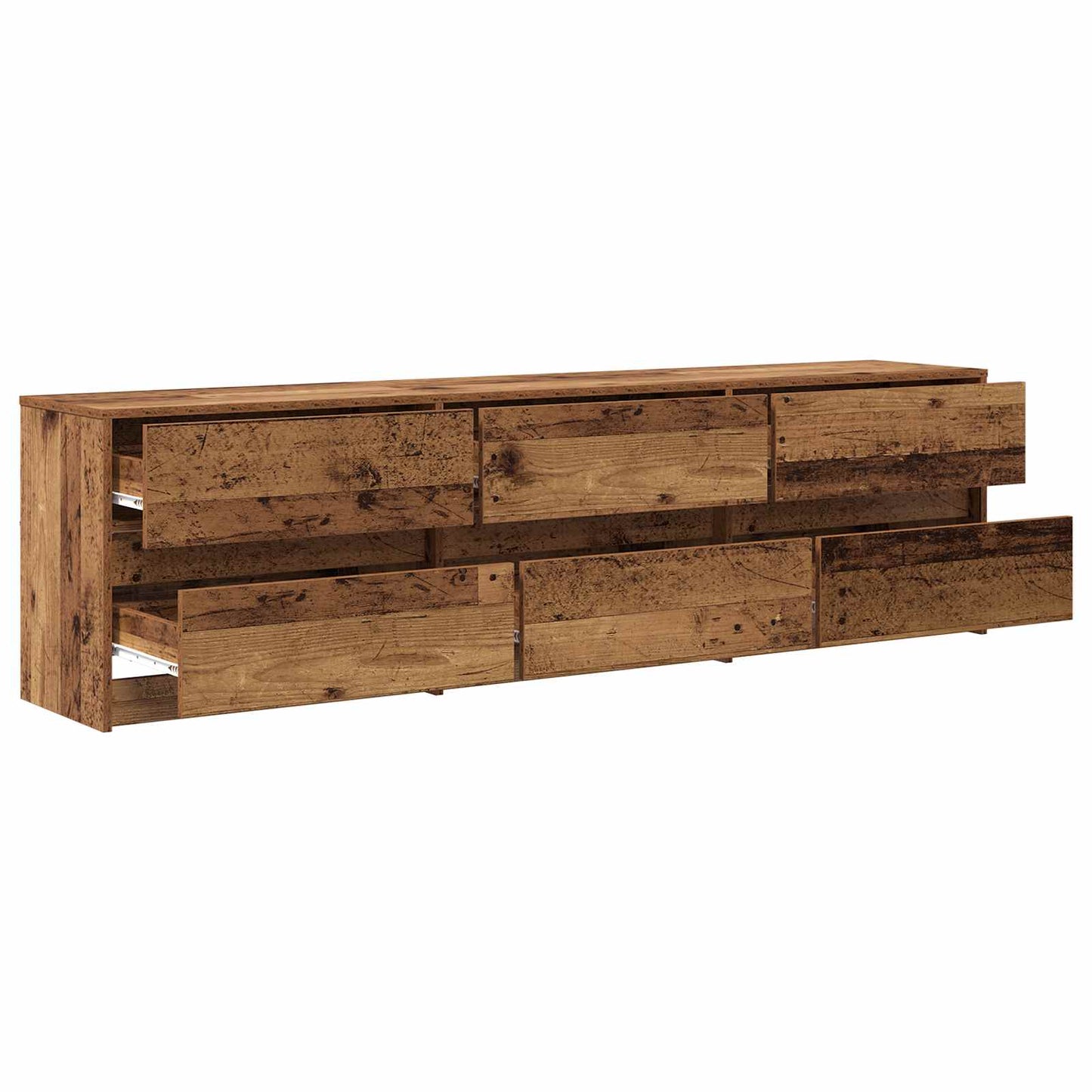 TV-Einheiten 2 pcs Altholz 180 x 34 x 50 cm Holzwerkstoff
