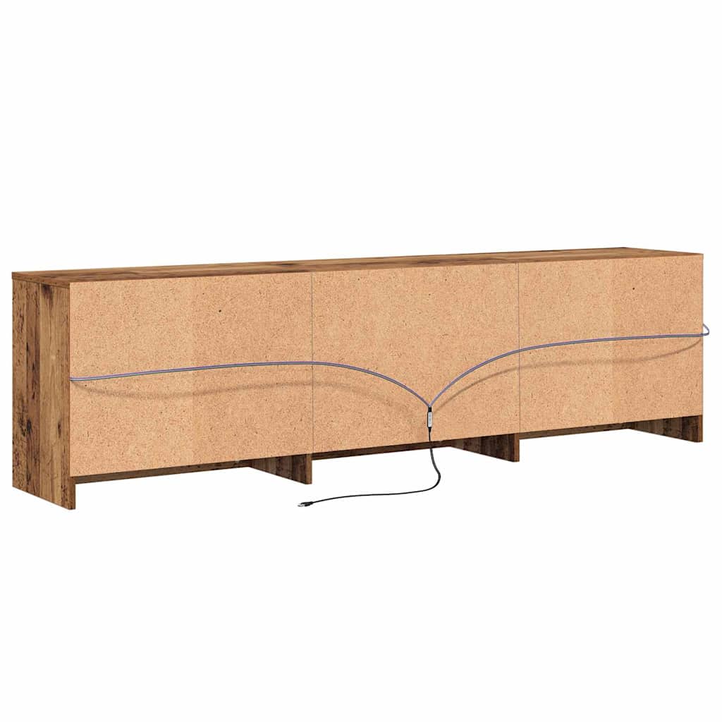 TV-Einheiten 2 pcs Altholz 180 x 34 x 50 cm Holzwerkstoff