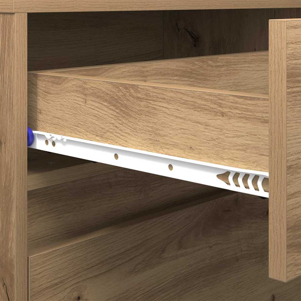 TV-Einheiten 2 pcs Artisan-Eiche 180 x 34 x 50 cm Holzwerkstoff