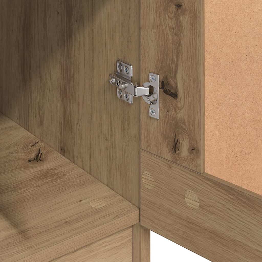 Kleiderschrank mit Tür Kunsthandwerk Eiche 82,5 x 51,5 x 180 cm