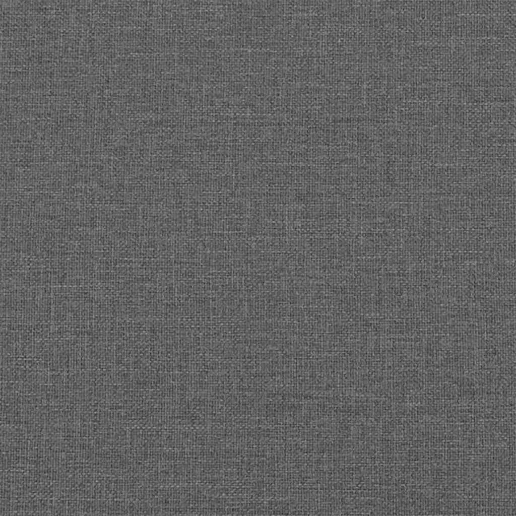 Wohnzimmer Couch 3 pcs Dunkelgrau 201,5 x 74,5 x 74,5 cm Stoff