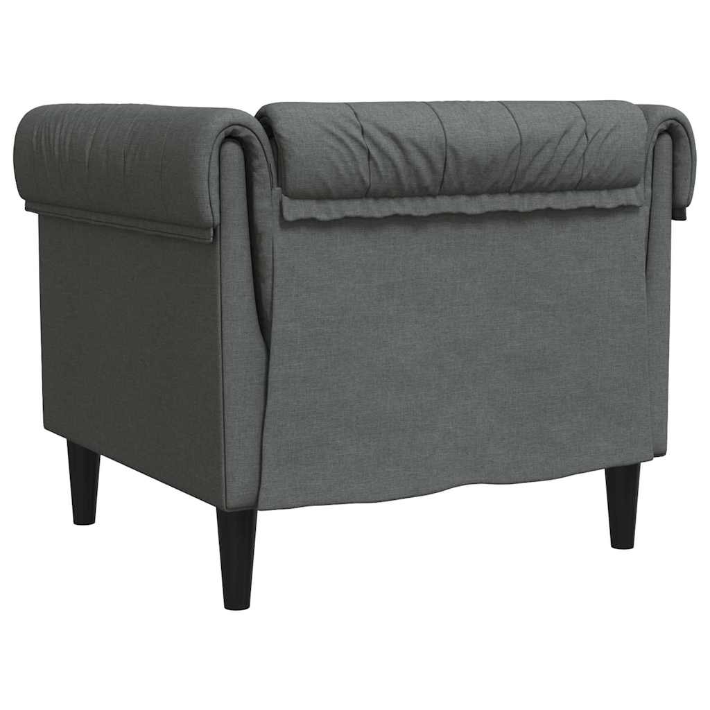 Sofa Dunkelgrau 78,5 x 74,5 x 74,5 cm Polyester