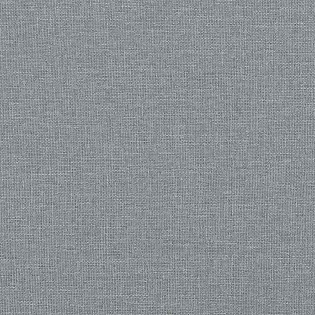 Sofa Hellgrau 201,5 x 74,5 x 74,5 cm Polyester