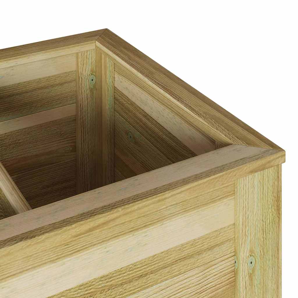 Hoher Pflanzer mit Regal Braun Imprägniertes Kiefernholz
