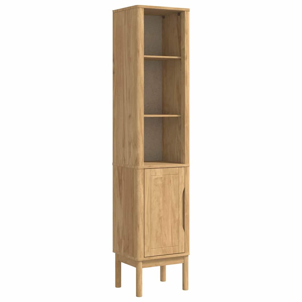 Badezimmermöbel-Set FLORO 4 pcs Wachsbraun Massivholz Kiefer
