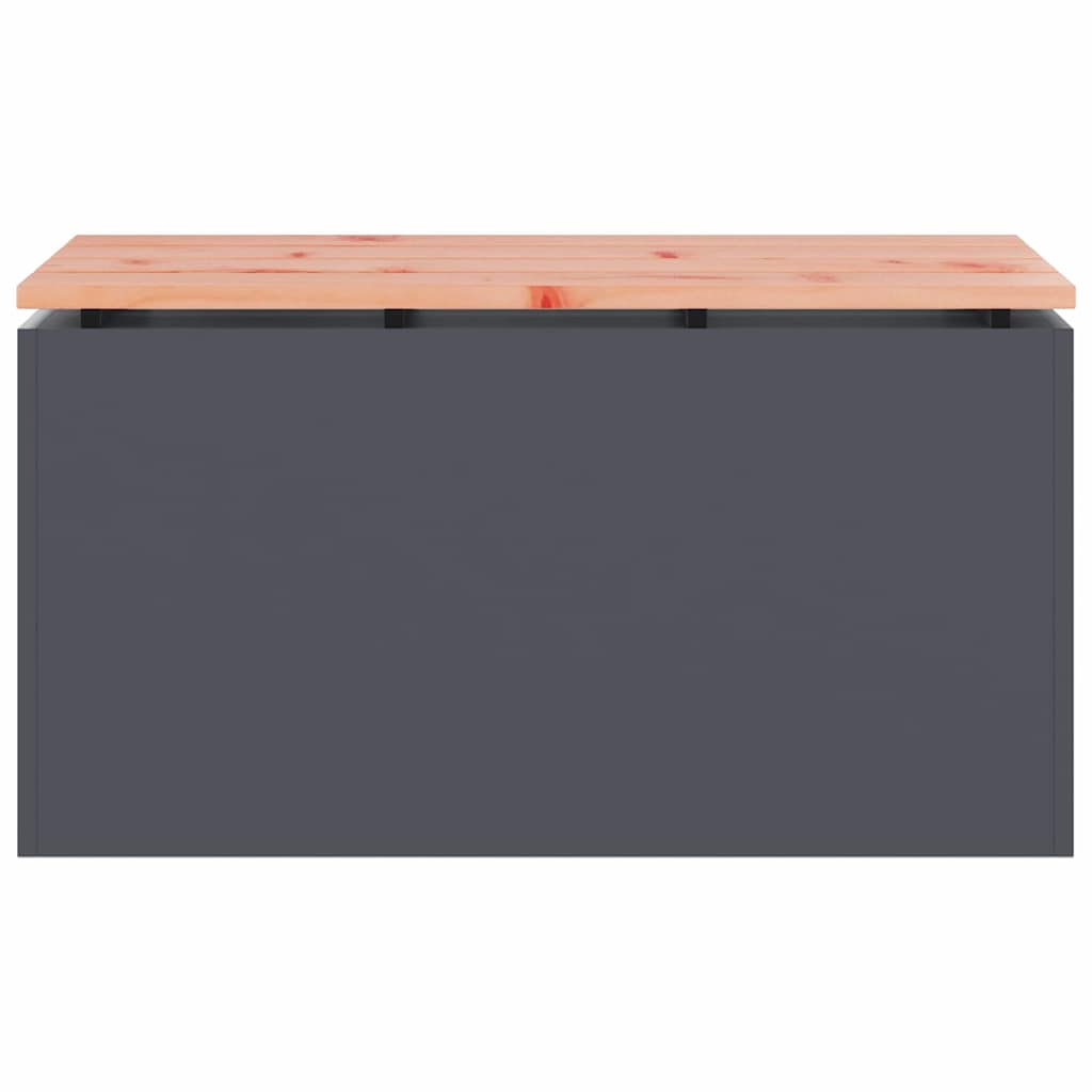 Gartenbank Anthrazit 80 x 40 x 43 cm