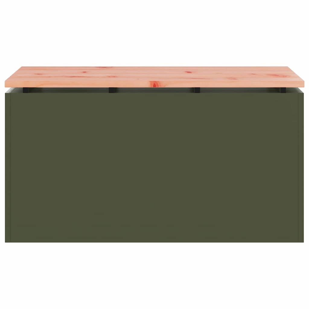 Gartenbank Olive Grün 80 x 40 x 43 cm