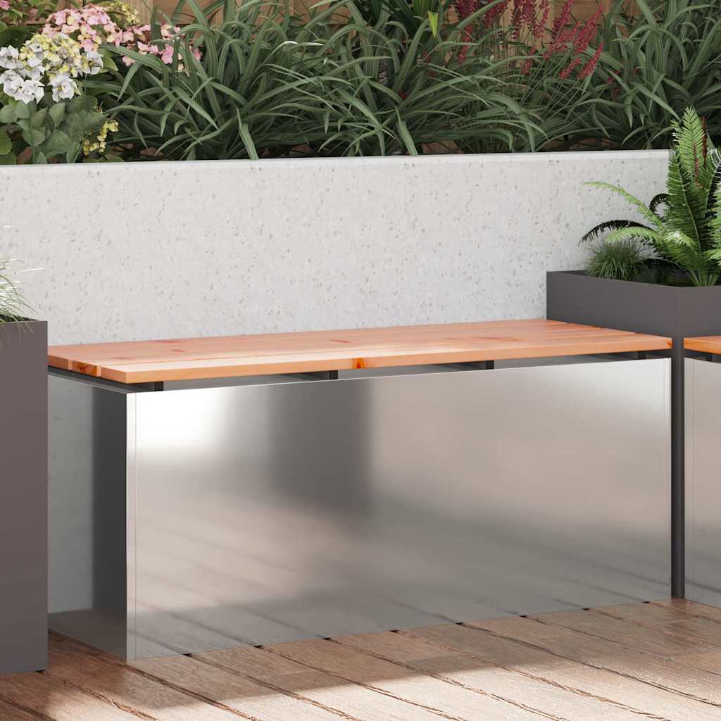 Gartenbank Verzinkter Stahl 100 x 40 x 43 cm