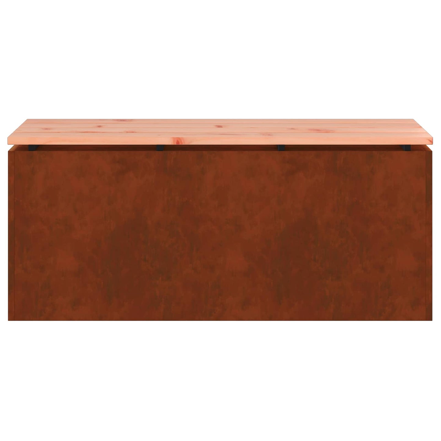 Gartenbank Wetterfeststahl 100 x 40 x 43 cm