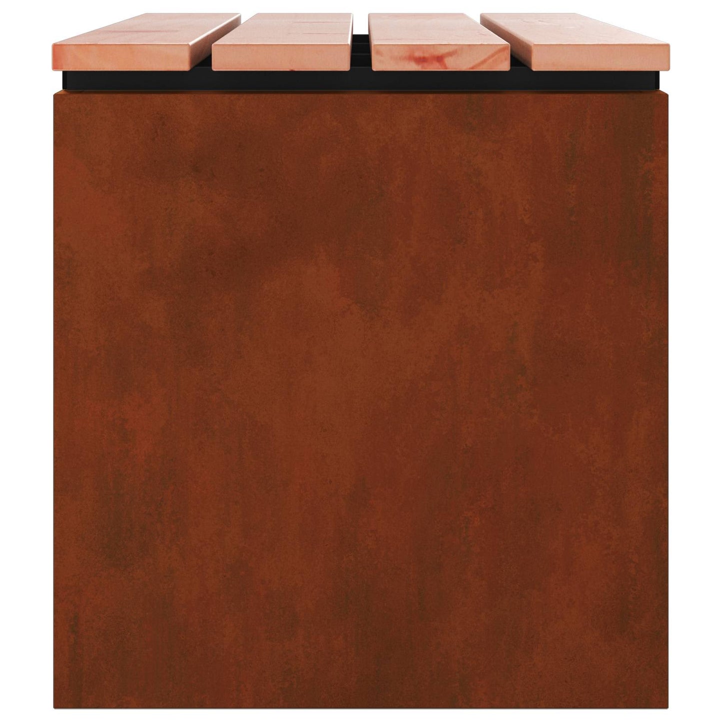 Gartenbank Wetterfeststahl 100 x 40 x 43 cm
