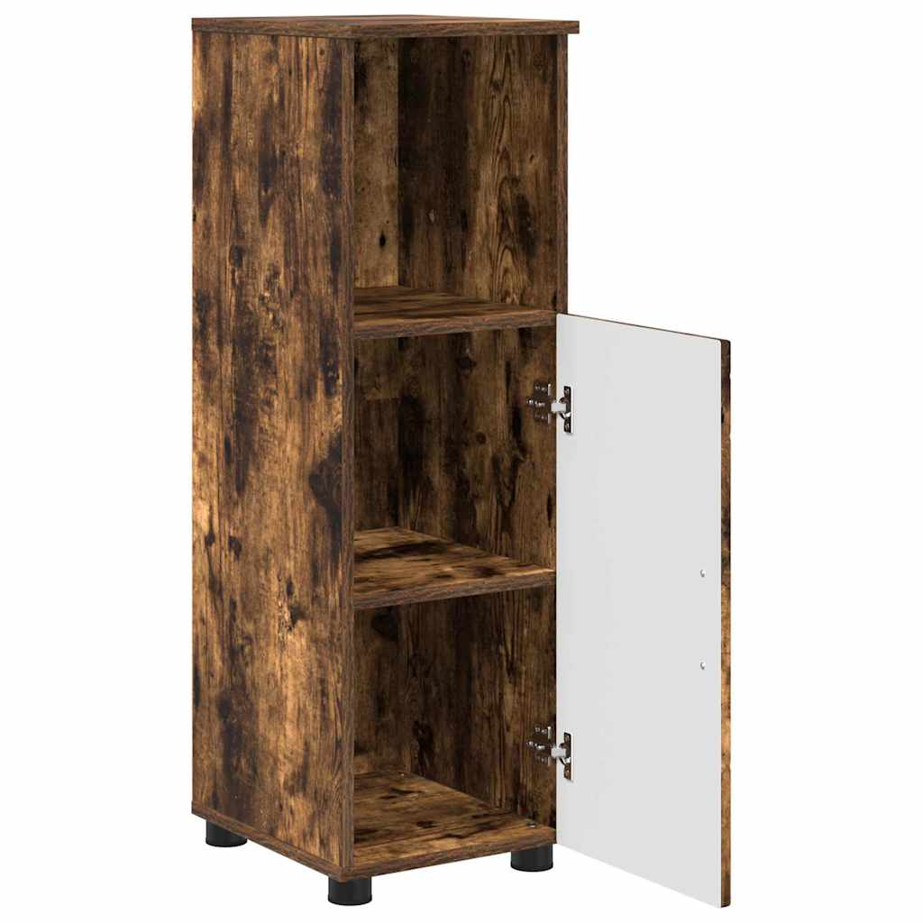 Badezimmermöbel-Set mit Schubladen 3 pcs Geräucherte Eiche
