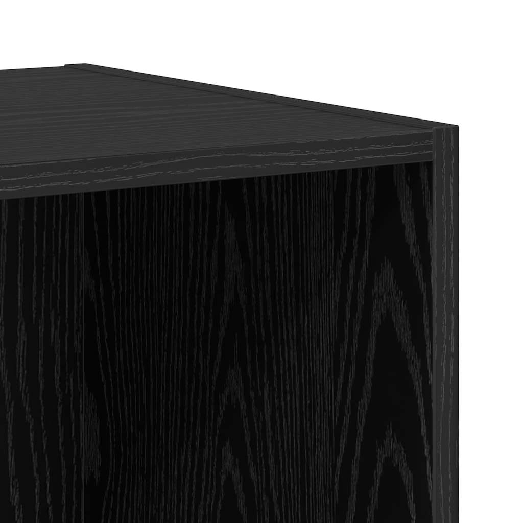 TV-Schrankset 4 pcs Schwarz Eichen-Optik Holzwerkstoff
