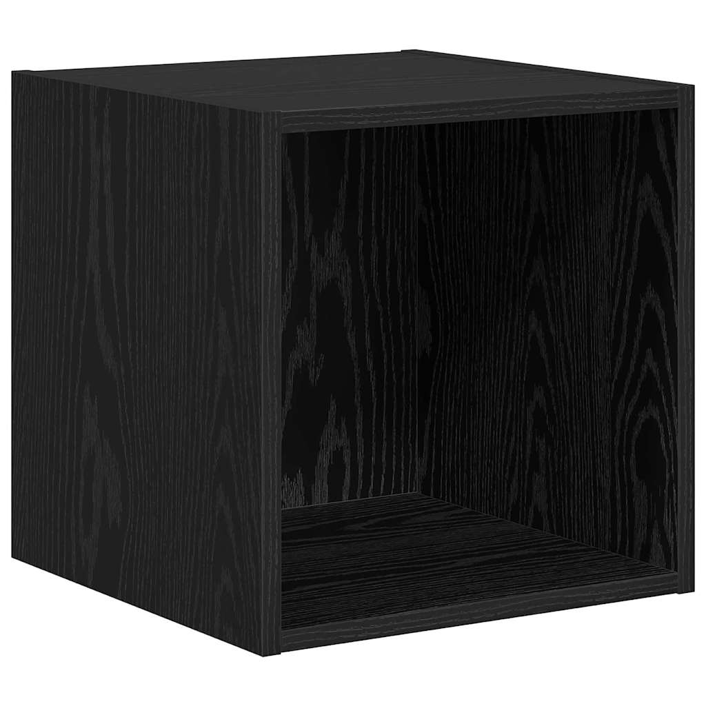 TV-Schrankset 4 pcs Schwarz Eichen-Optik Holzwerkstoff