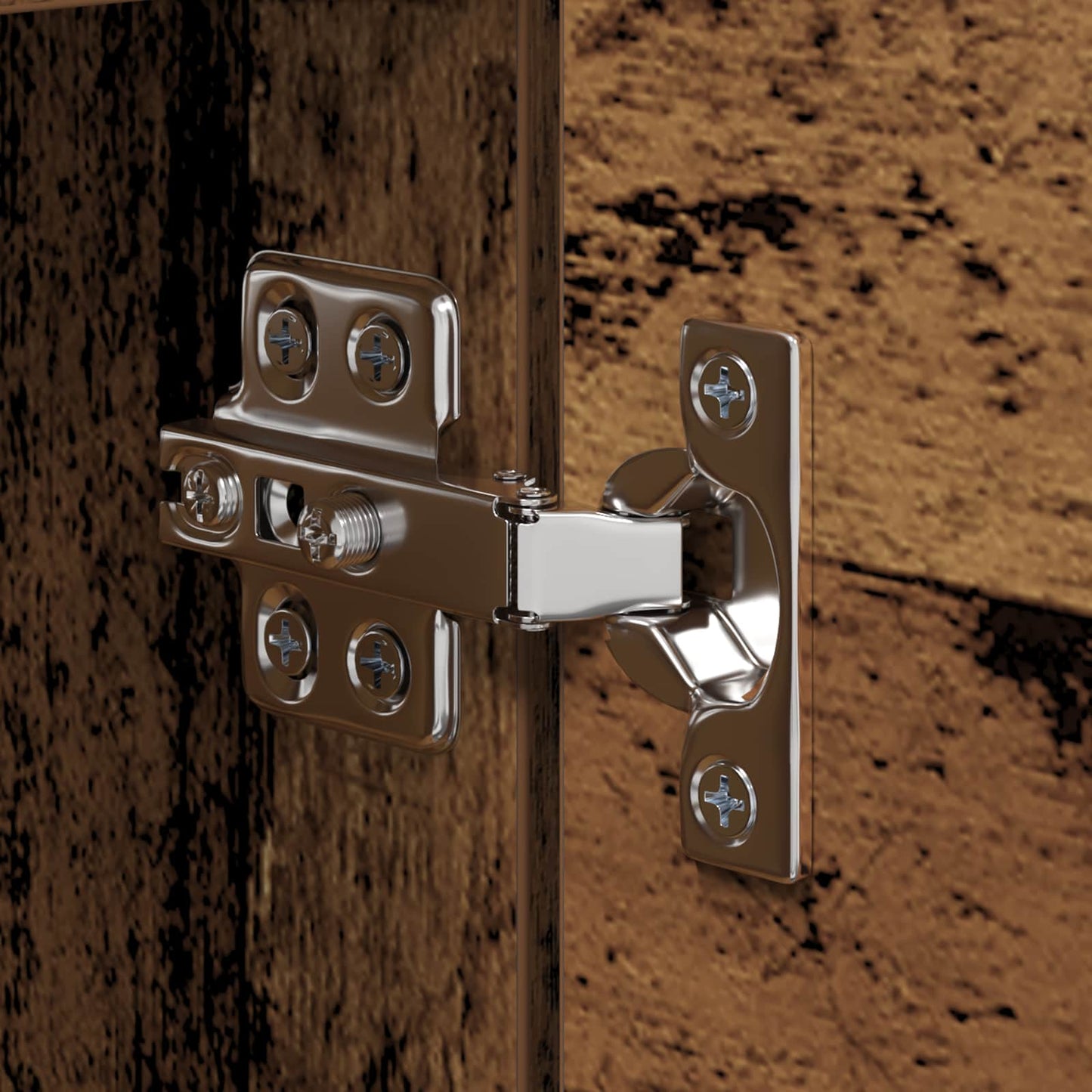 TV-Schrankset Wandmontiert 3 pcs Altholz Holzwerkstoff