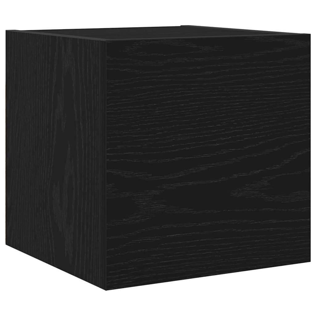 TV-Schrankset 6 pcs Schwarz Eichen-Optik Holzwerkstoff