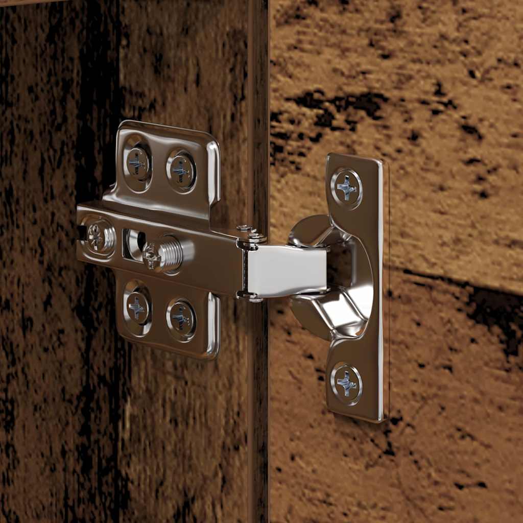 TV-Schrankset Wandmontiert 10 pcs Altholz Holzwerkstoff