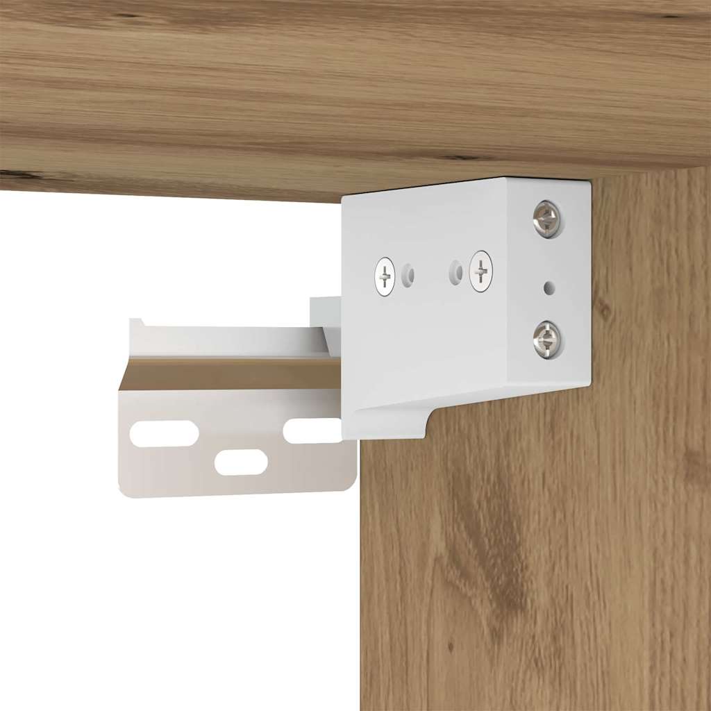 TV-Schrankset Wandmontiert 10 pcs Artisan-Eiche Holzwerkstoff