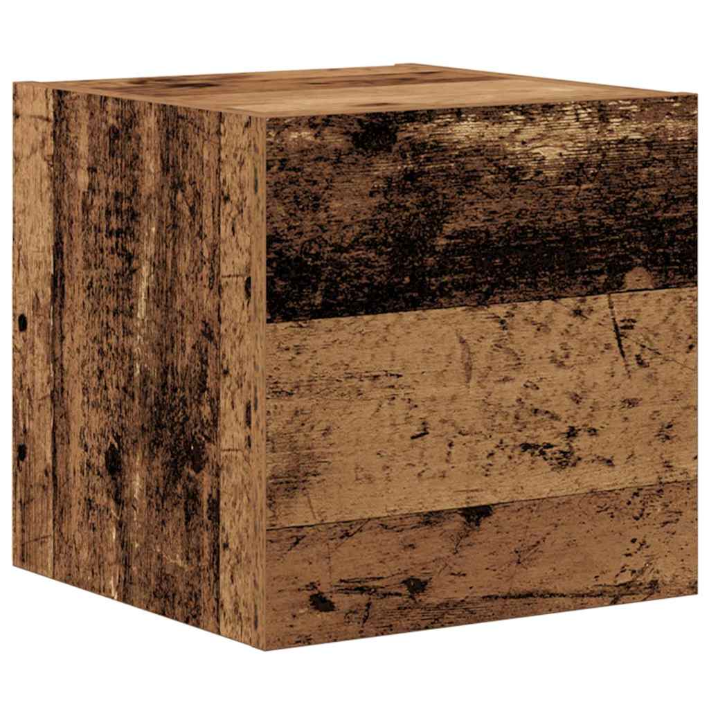 TV-Schrankset Wandmontiert 8 pcs Altholz Holzwerkstoff