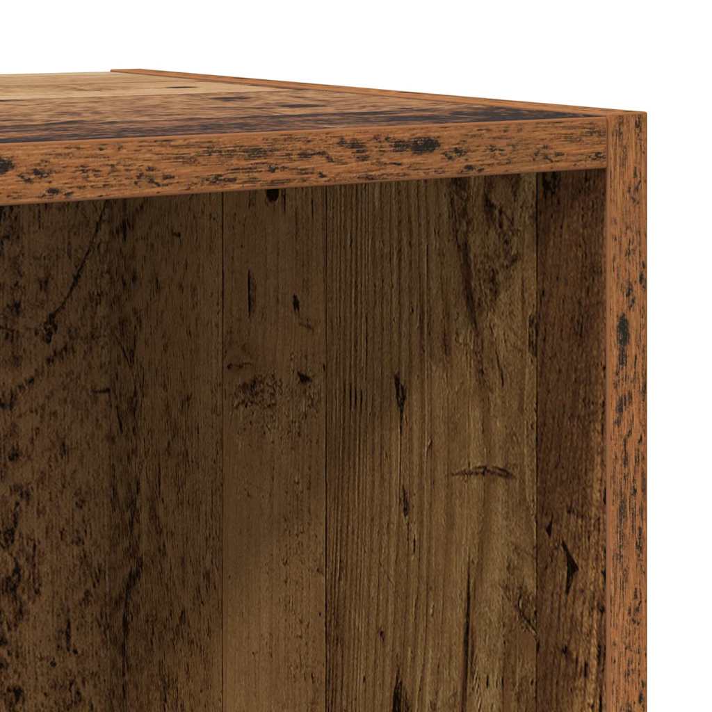 TV-Schrankset Wandmontiert 6 pcs Altholz Holzwerkstoff