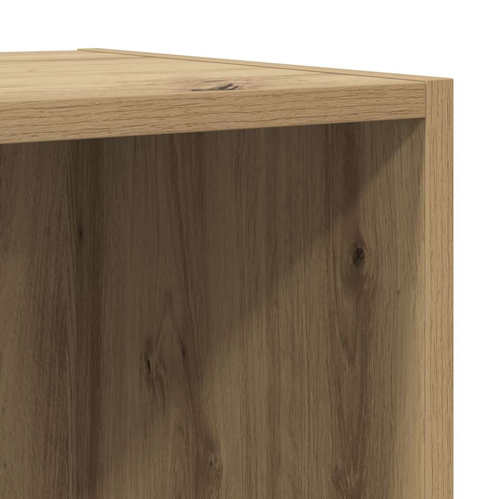TV-Schrankset Wandmontiert 6 pcs Artisan-Eiche Holzwerkstoff