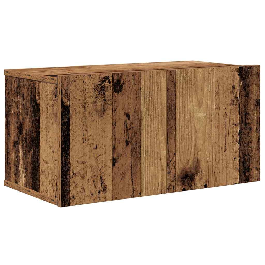 TV-Schrankset Wandmontiert 8 pcs Altholz Holzwerkstoff