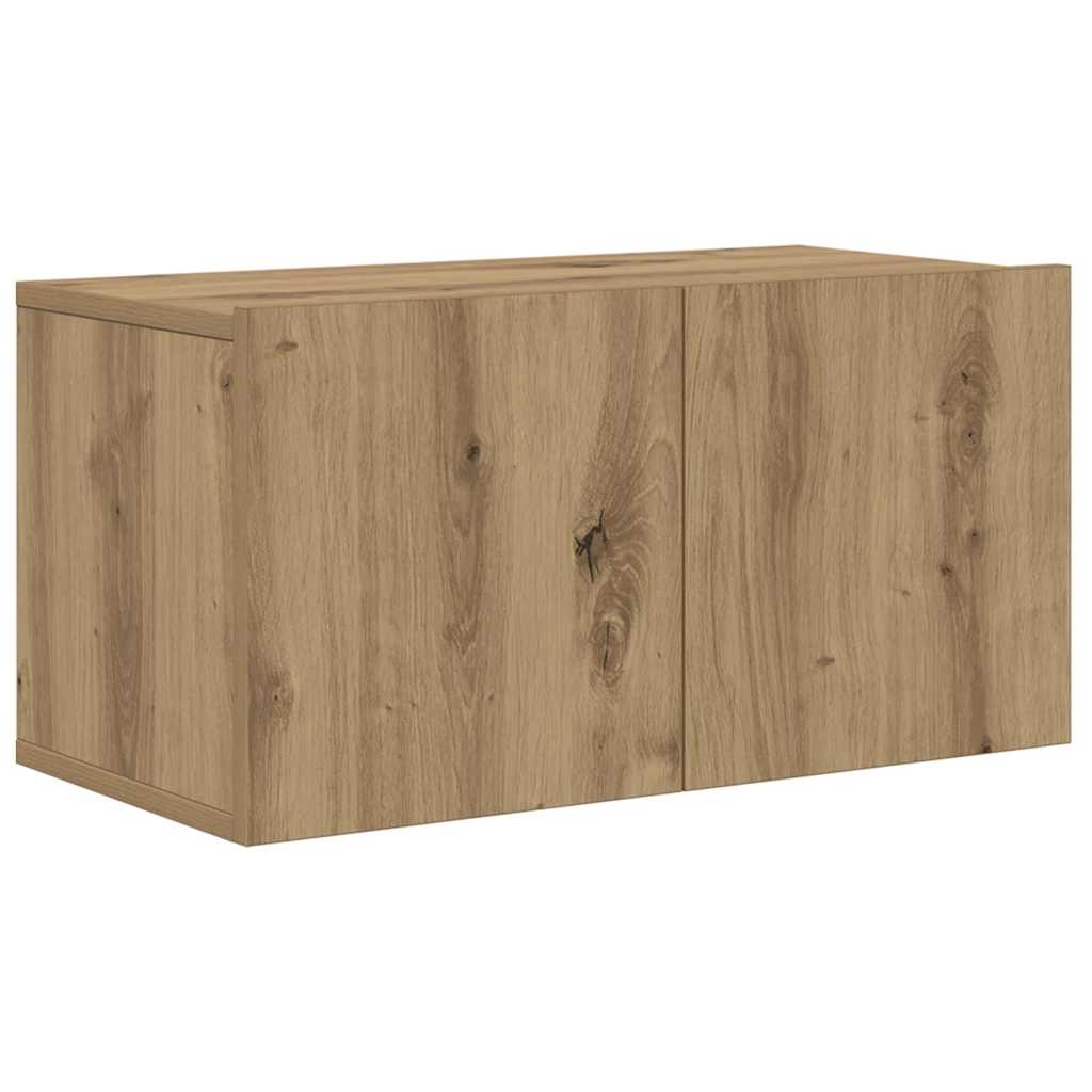 TV-Schrankset Wandmontiert 8 pcs Artisan-Eiche Holzwerkstoff