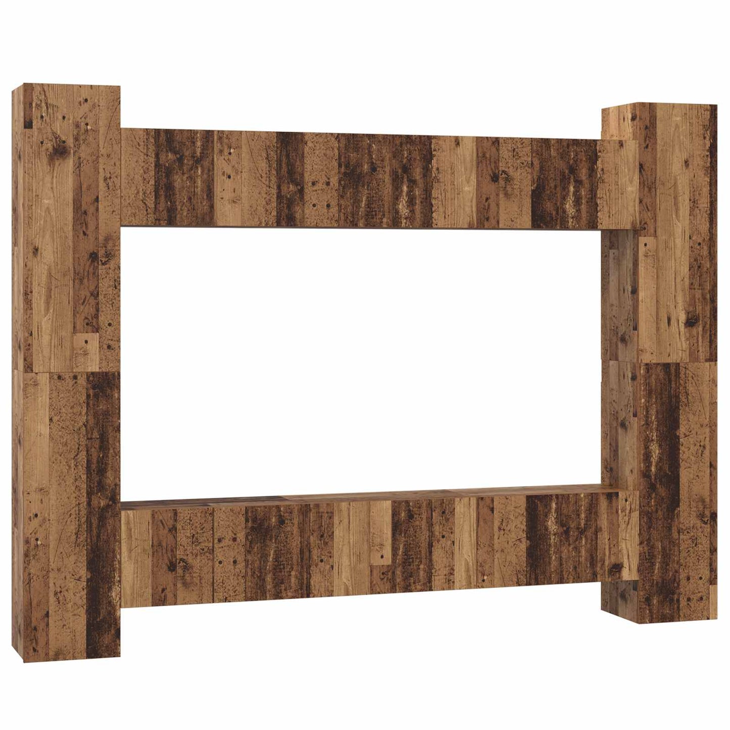 TV-Schrankset 10 pcs Altholz 30,5 x 30 x 90 cm Holzwerkstoff