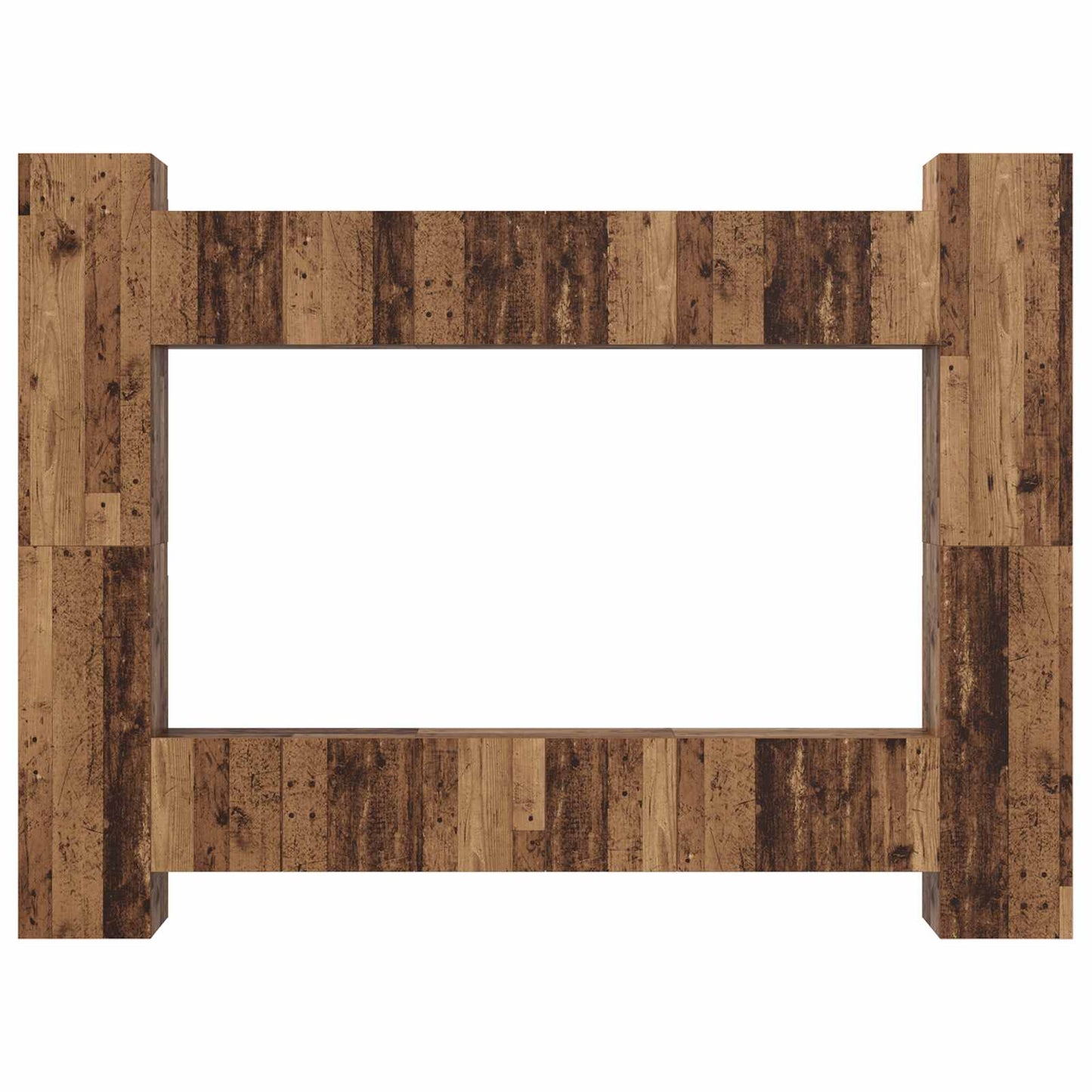 TV-Schrankset 10 pcs Altholz 30,5 x 30 x 90 cm Holzwerkstoff