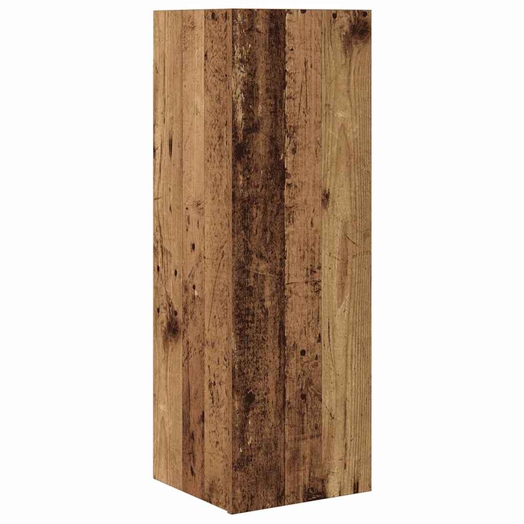 TV-Schrankset Wandmontiert 6 pcs Altholz Holzwerkstoff