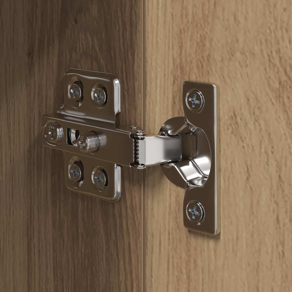 TV-Schrankset Wandmontiert 6 pcs Artisan-Eiche Holzwerkstoff