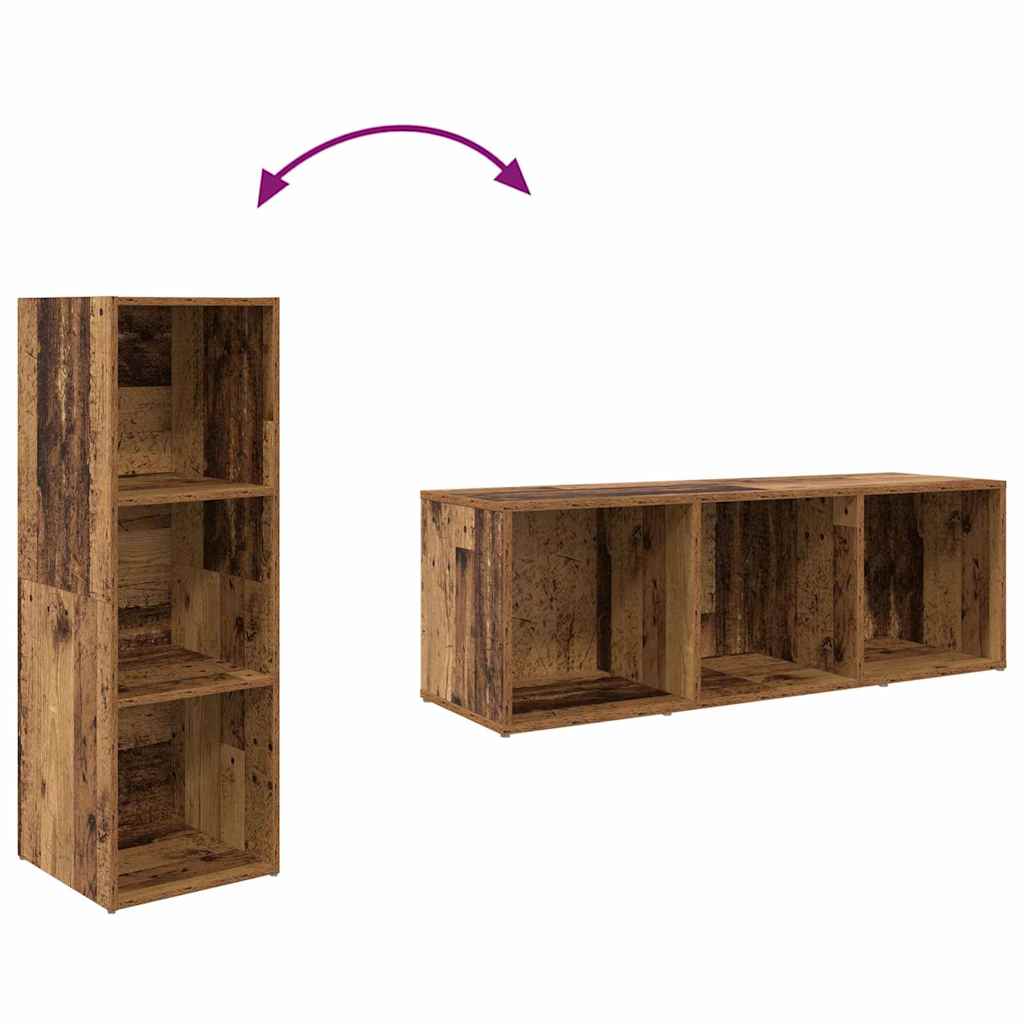 TV-Schrankset Wandmontiert 3 pcs Braun Holzwerkstoff