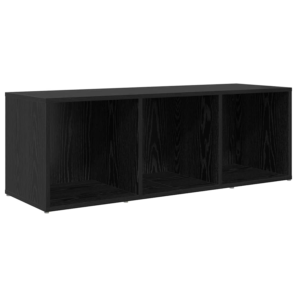 TV-Schrankset Wandmontiert 3 pcs Schwarz Holzwerkstoff