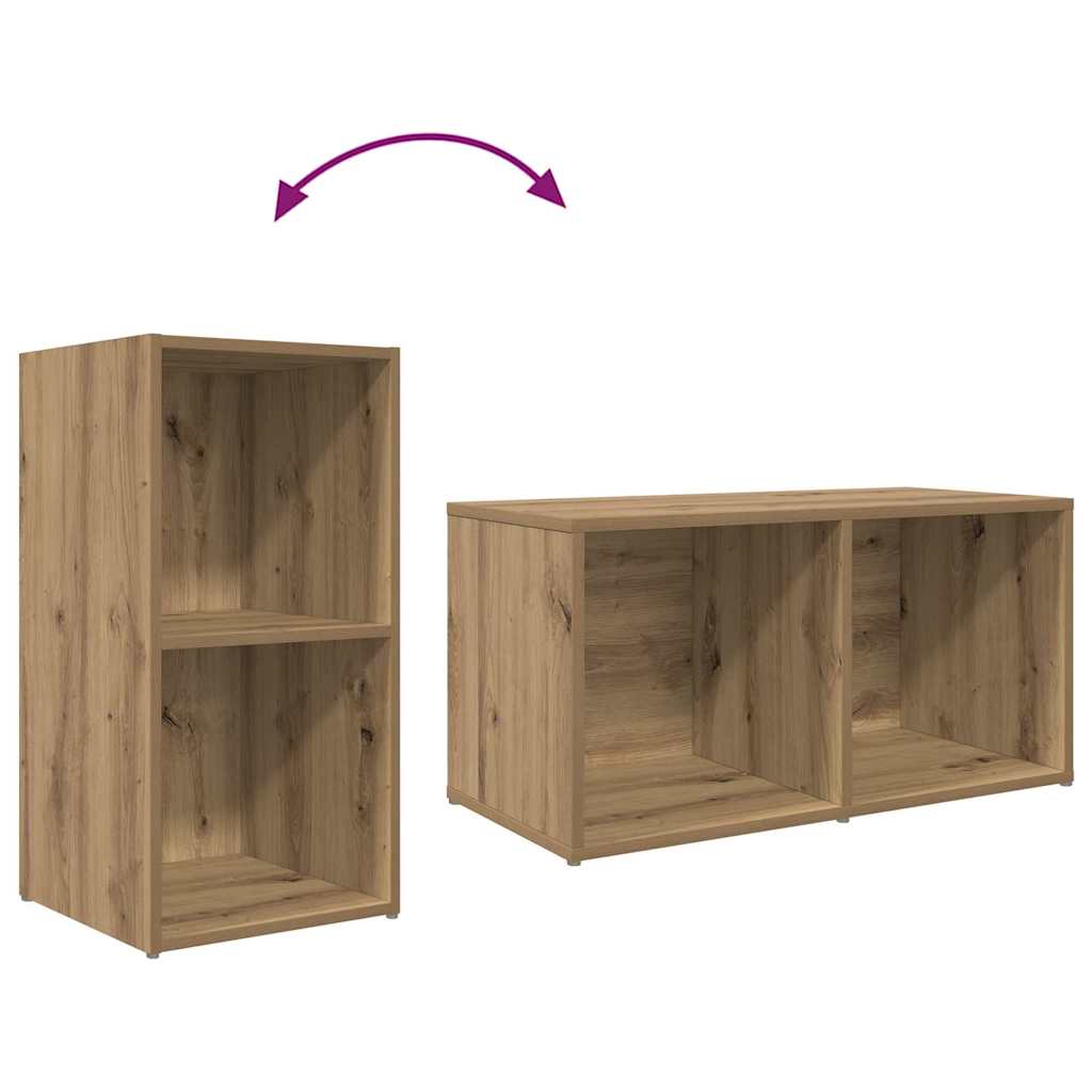 TV-Schrankset Wandmontiert 3 pcs Braun Holzwerkstoff