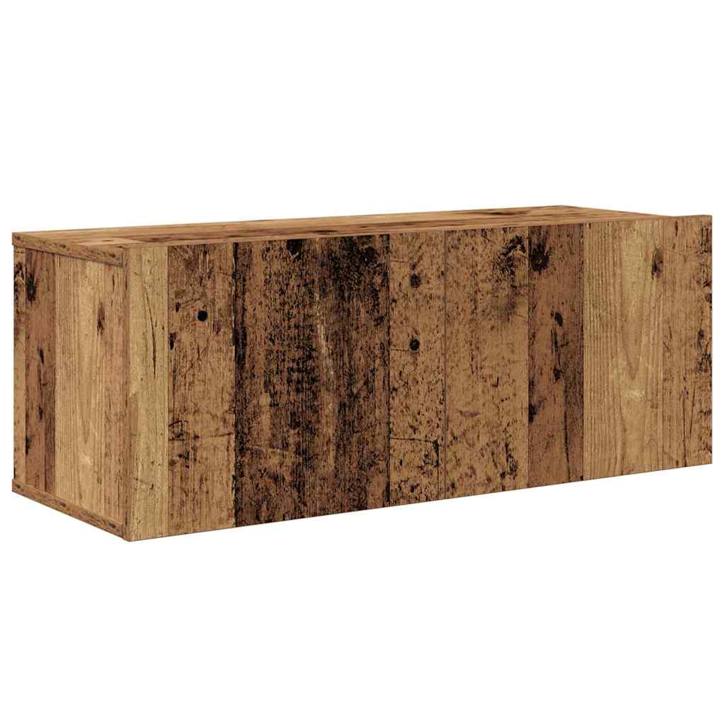 TV-Schrankset Wandmontiert 6 pcs Altholz Holzwerkstoff