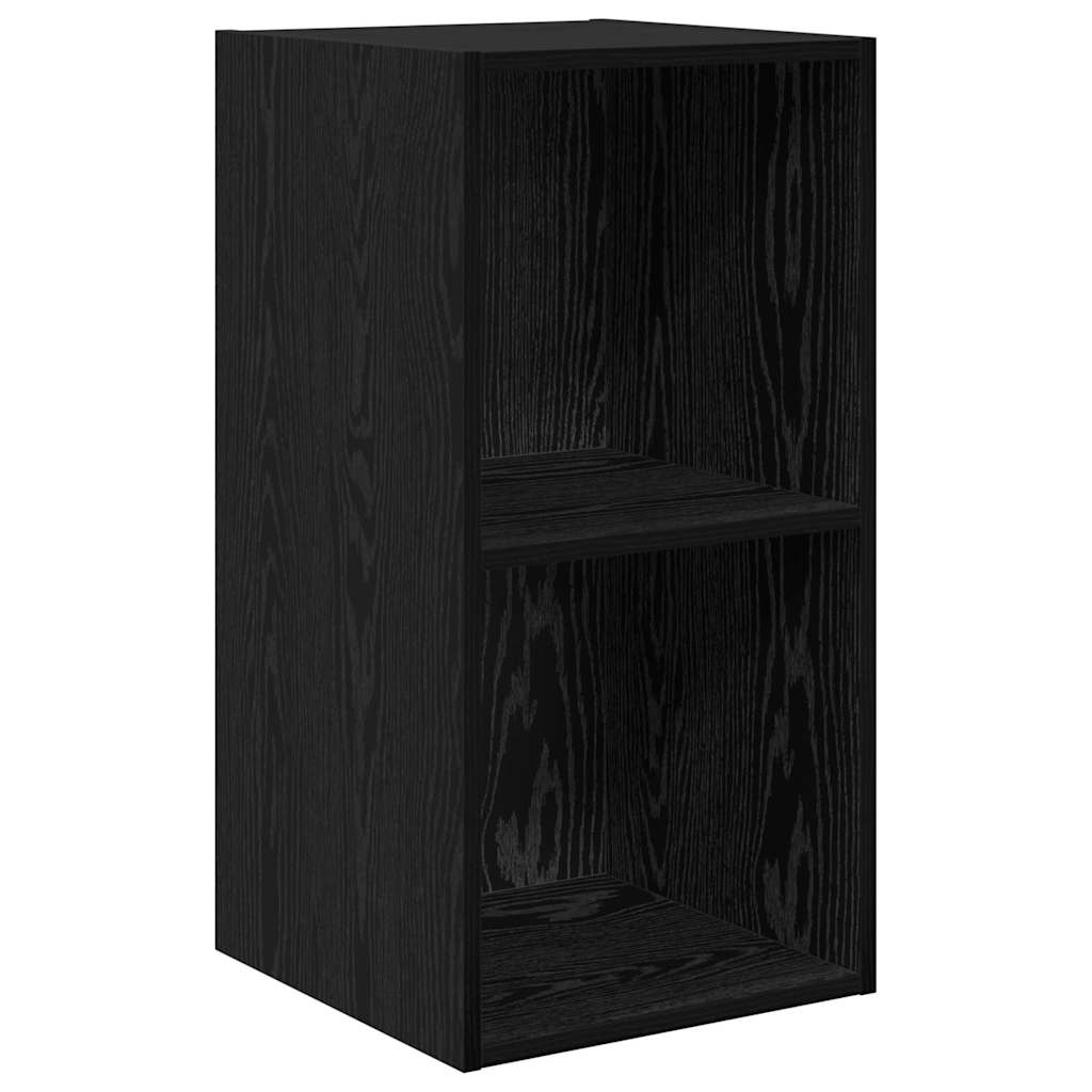 TV-Schrankset 4 pcs Schwarz Eichen-Optik Holzwerkstoff